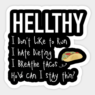 Hellthy / Hellthy Sticker